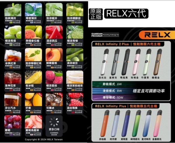 RELX6代主機 拋棄式煙彈主機 TOLE SP2 RELX